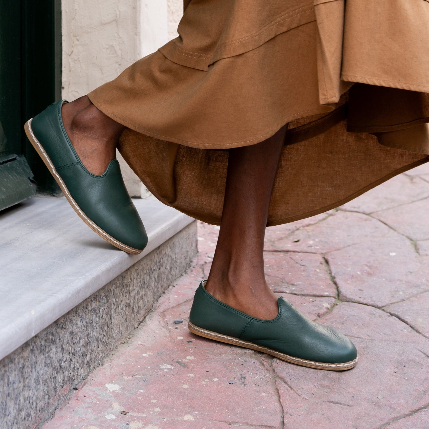 Hunter Green Slip-On