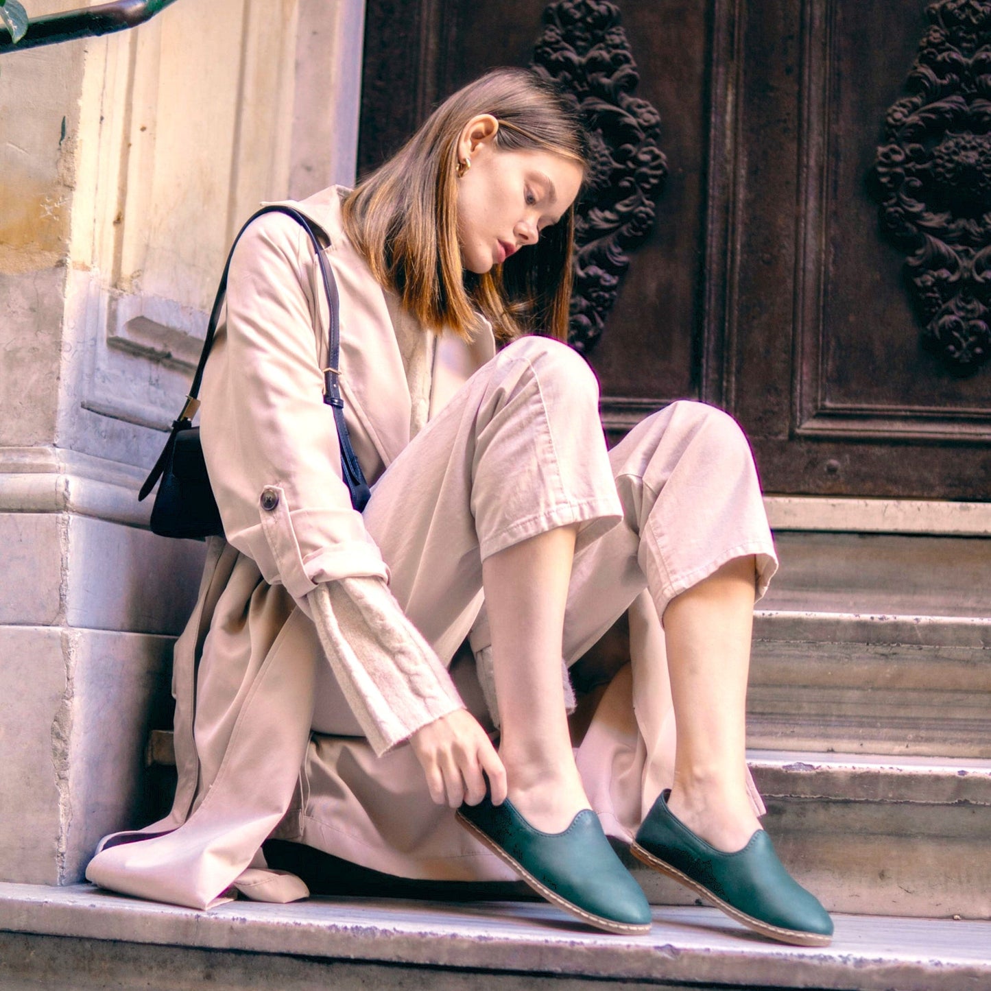 Hunter Green Slip-On