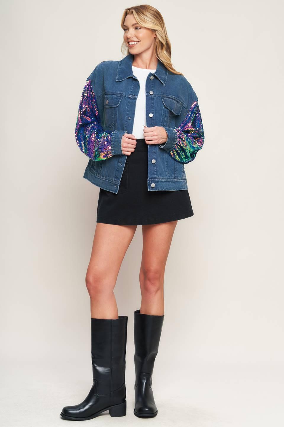 WALKING THE WALK DENIM JACKET