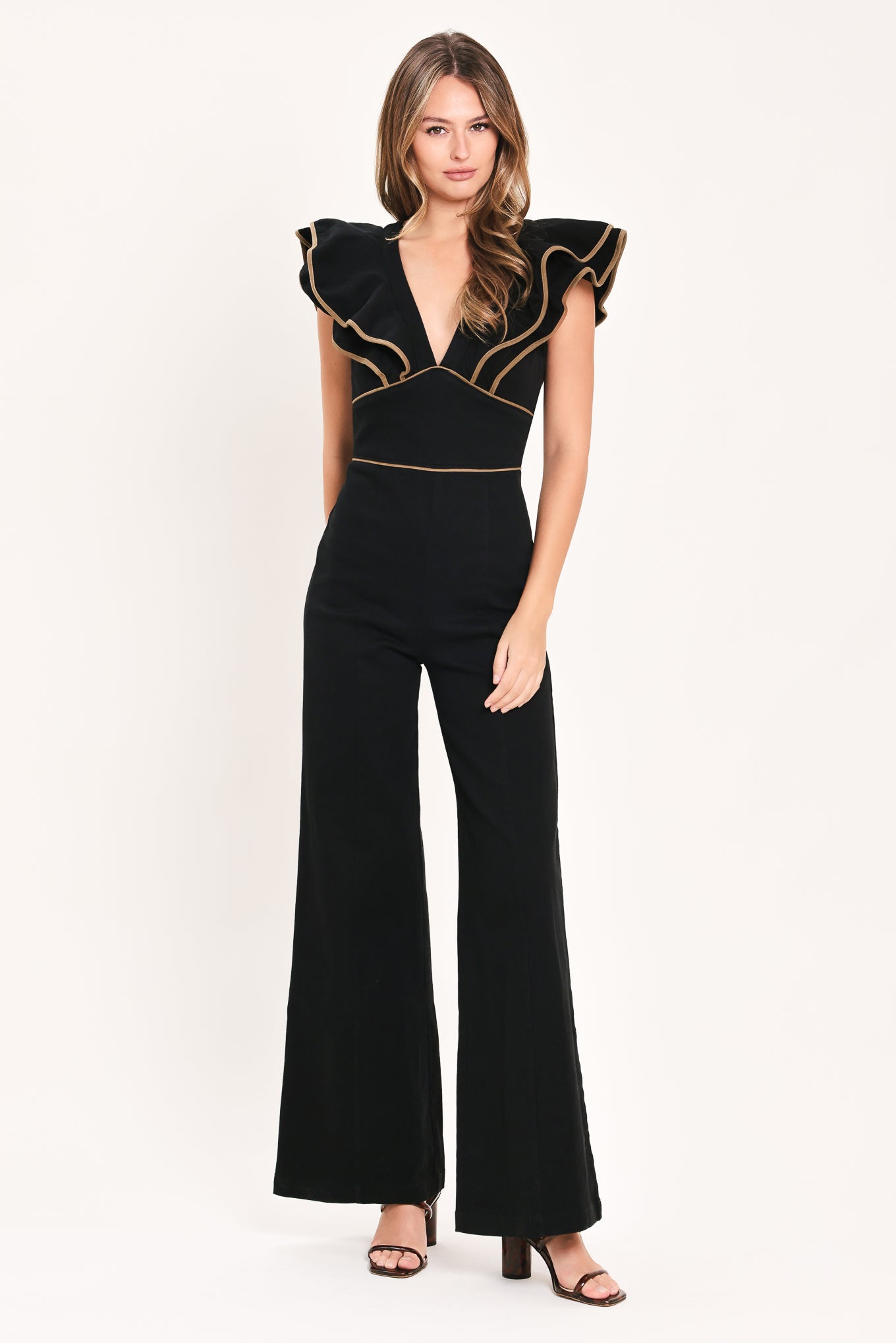 BLACK SWAN ASCENT WOVEN JUMPSUIT