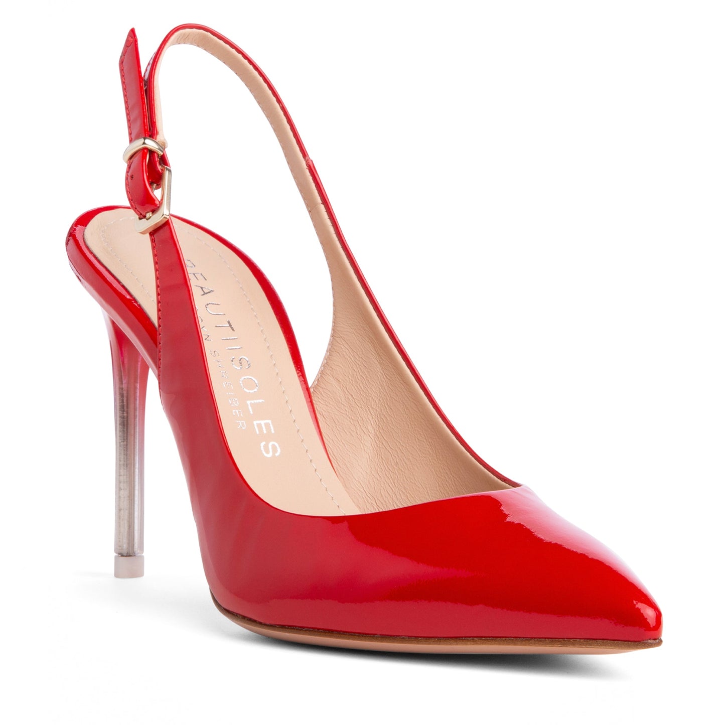 Marjorie Patent Leather Slingback Pump