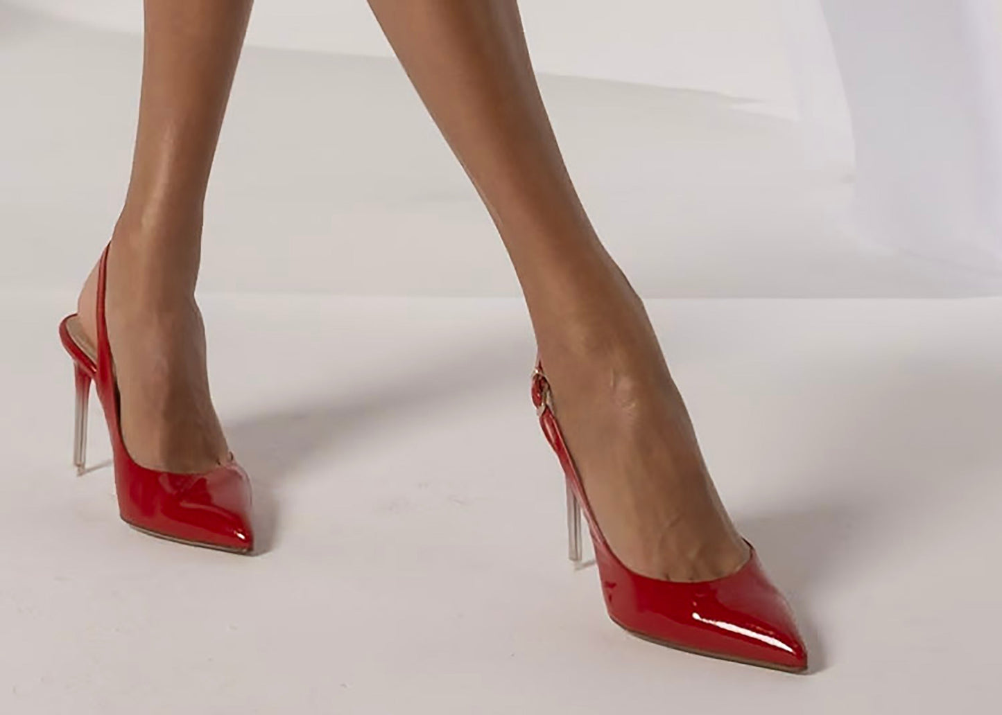 Marjorie Patent Leather Slingback Pump