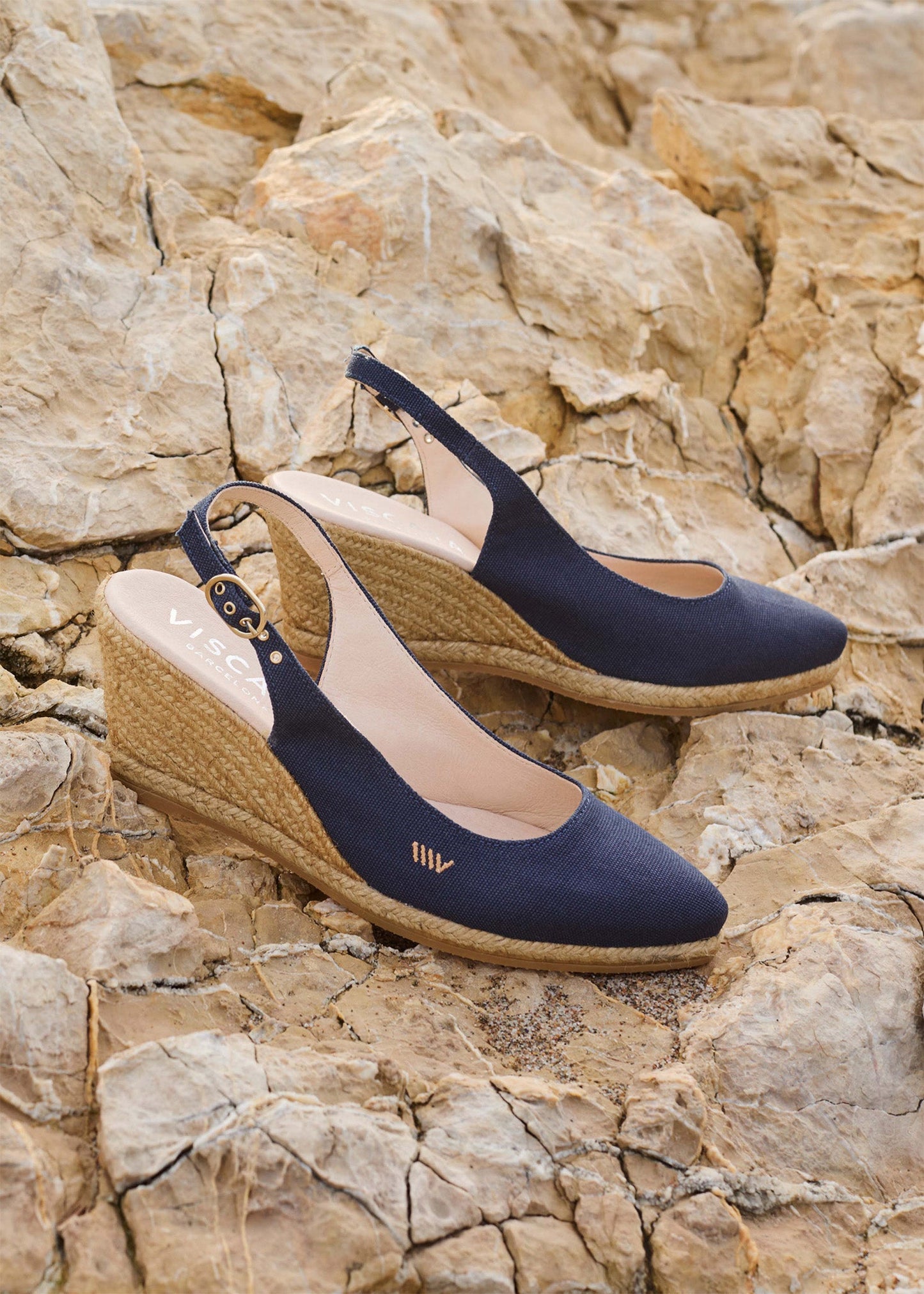 Palomera Canvas Espadrille Wedges