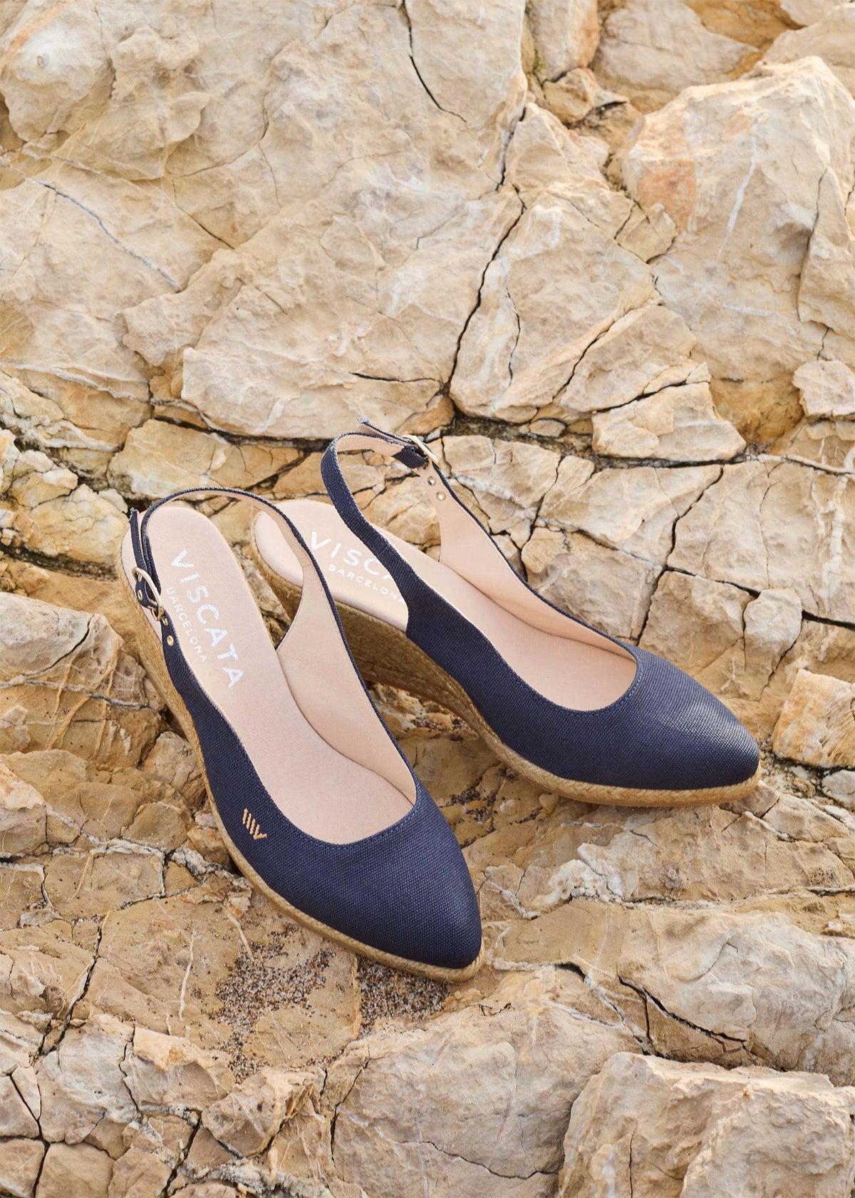 Palomera Canvas Espadrille Wedges