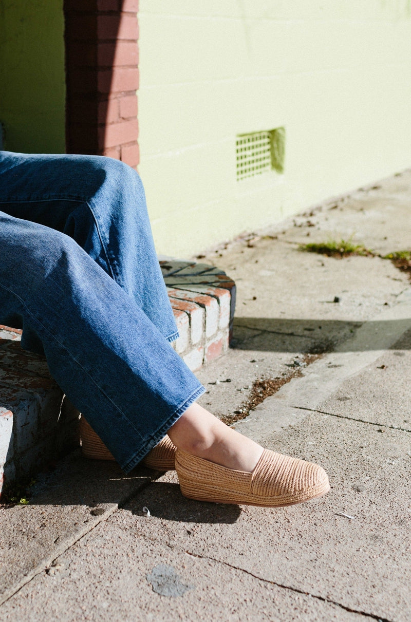 Women's Raffia Espadrille (Natural)