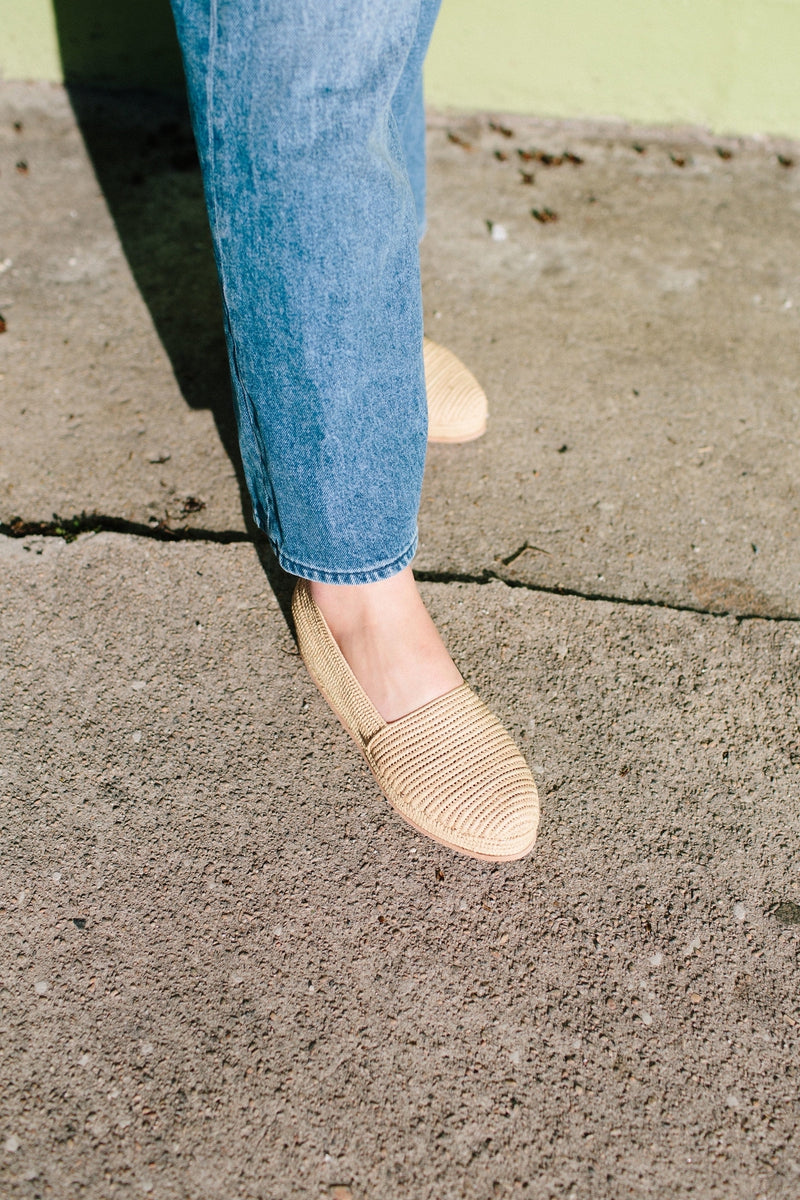 Women's Raffia Espadrille (Natural)