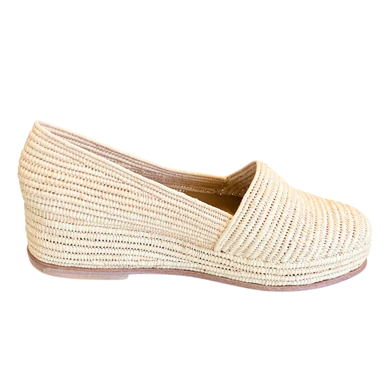 Women's Raffia Espadrille (Natural)