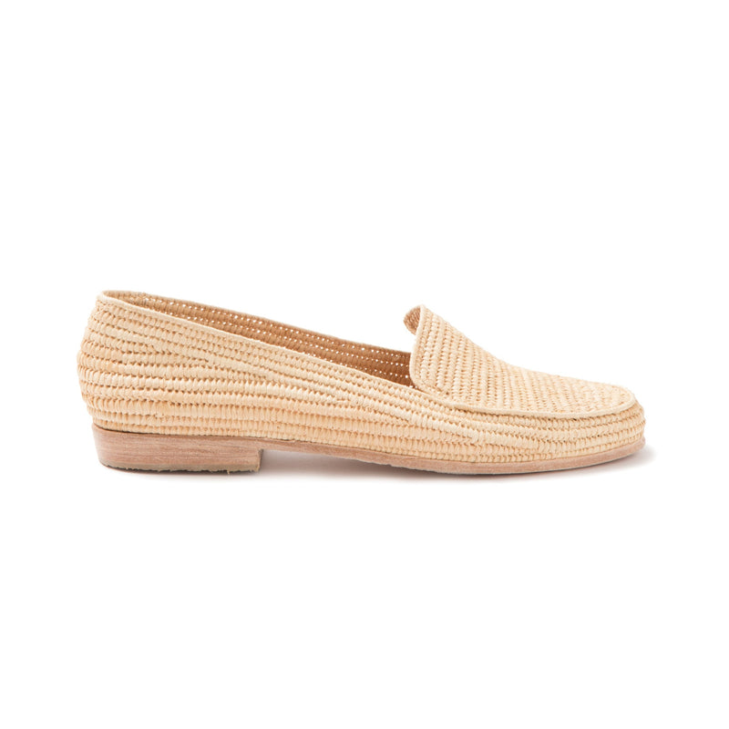 Women's Raffia Loafers (Natural)