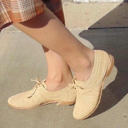 Women's Raffia Oxford (Natural)