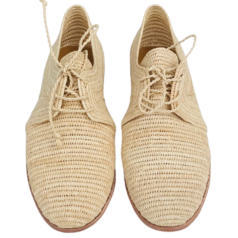 Women's Raffia Oxford (Natural)