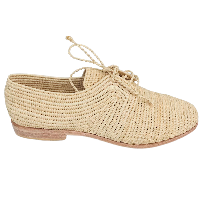 Women's Raffia Oxford (Natural)