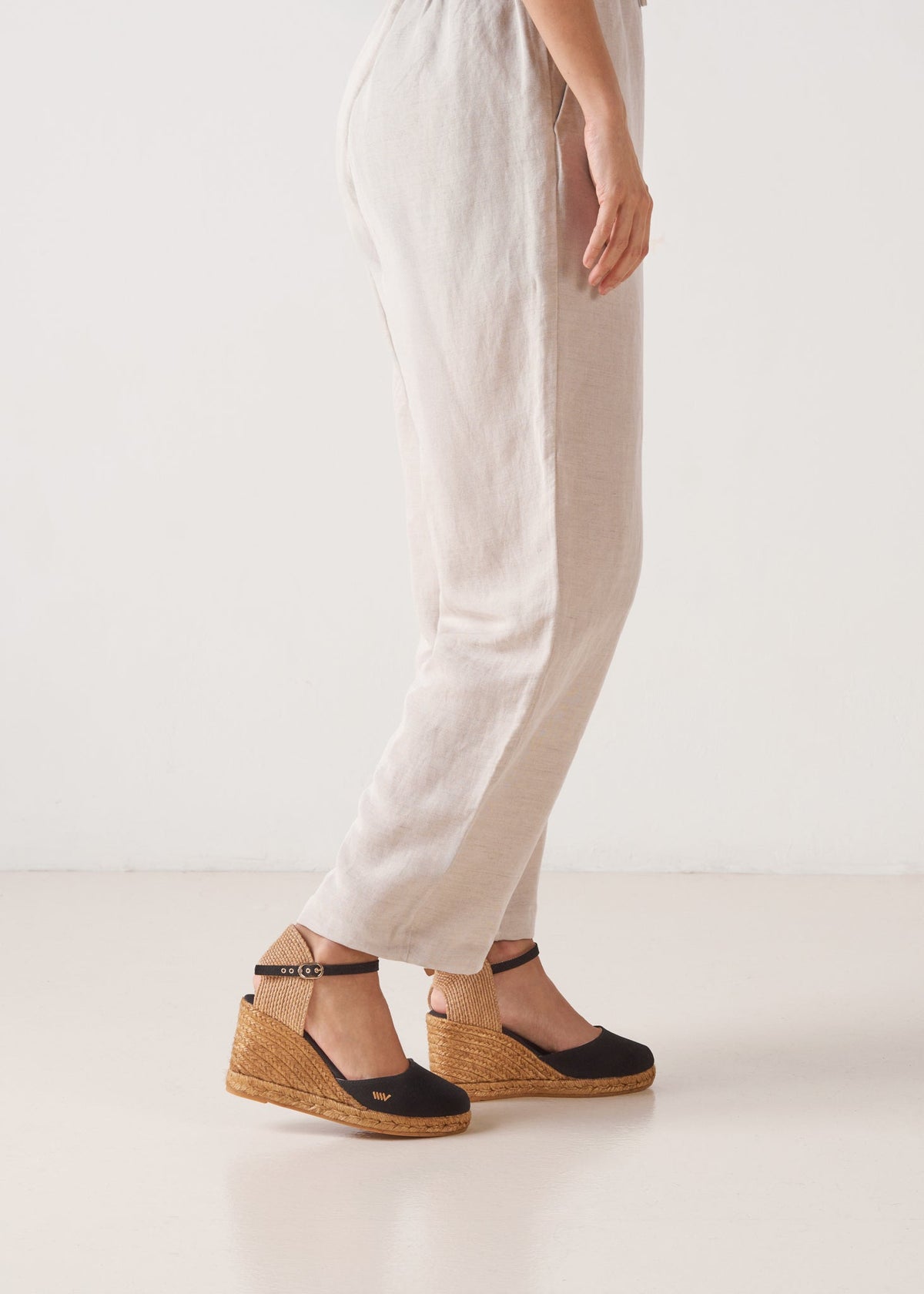 Satuna Canvas Espadrille Wedges