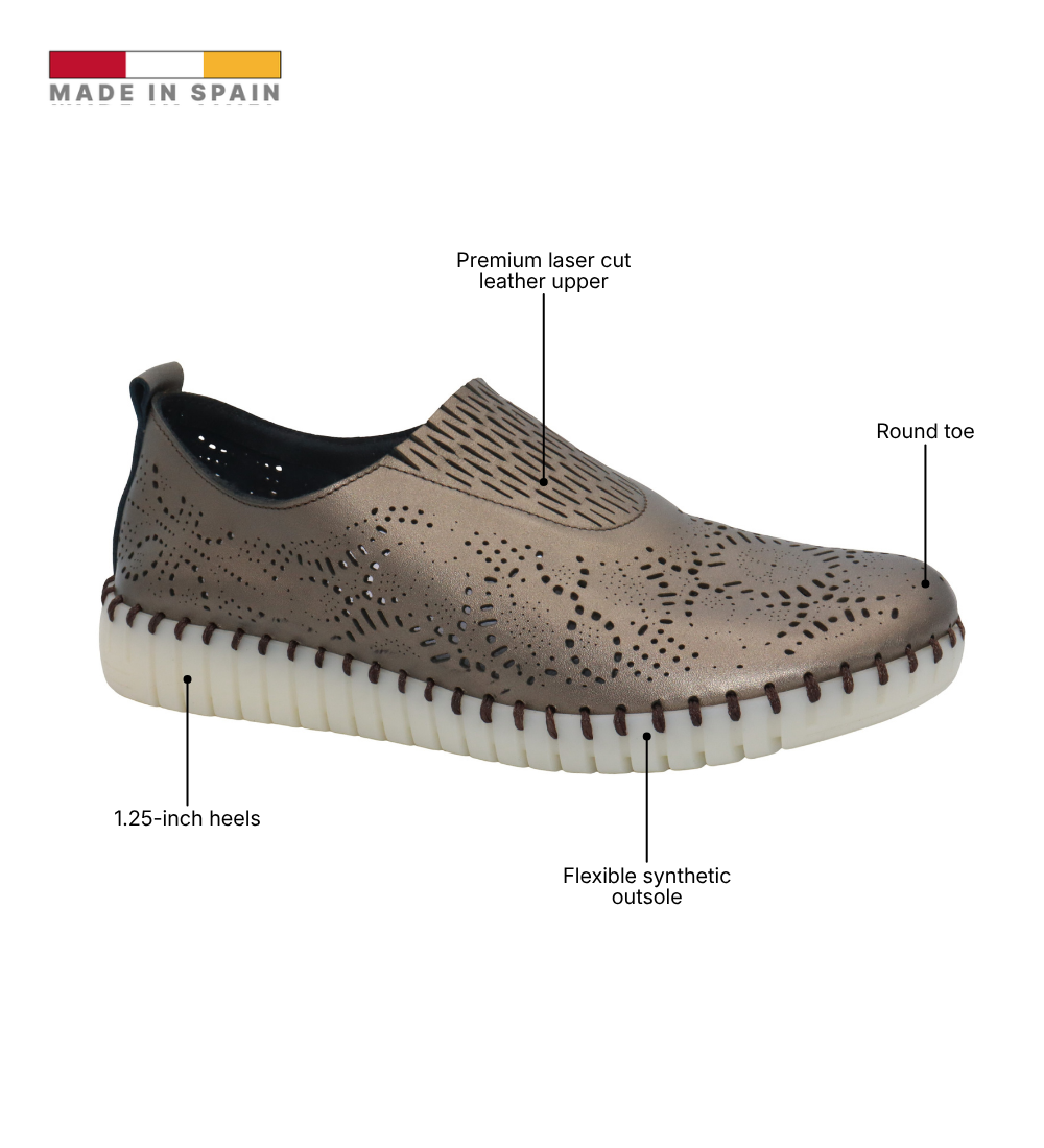 Eric Michael Stella Laser Cut Slip On