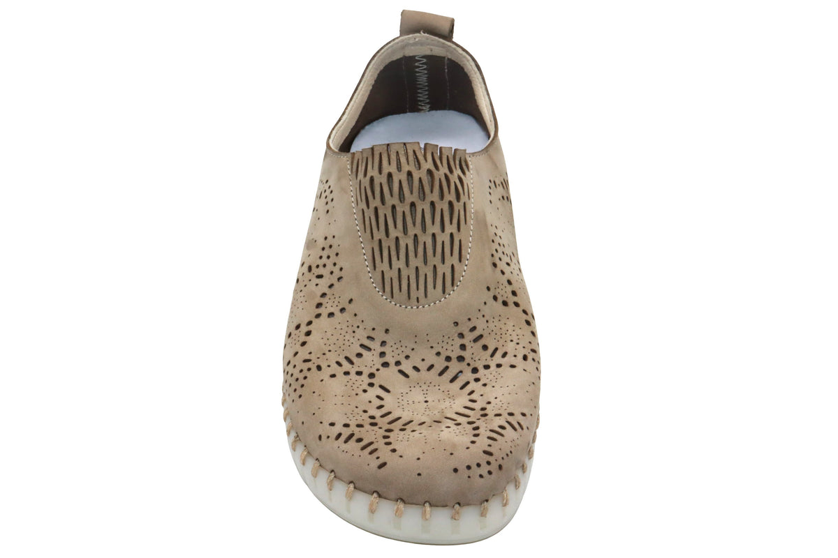 Eric Michael Stella Laser Cut Slip On