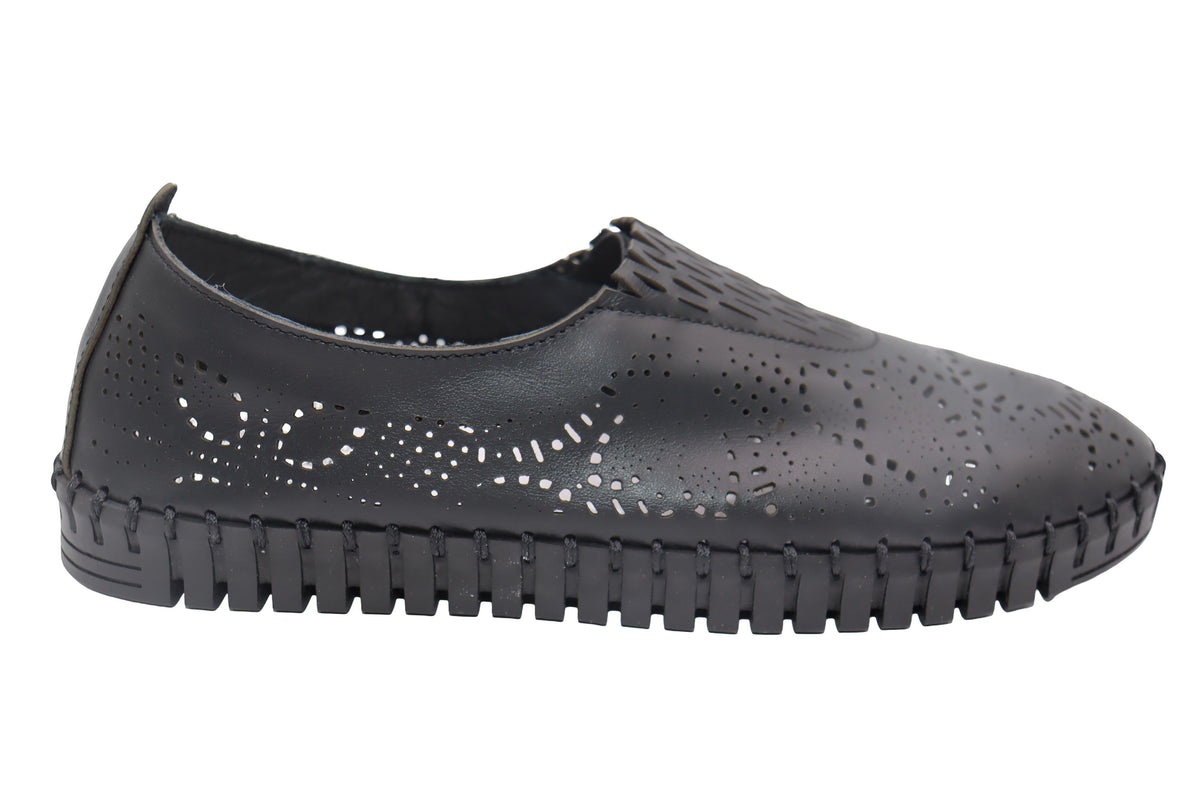 Eric Michael Stella Laser Cut Slip On