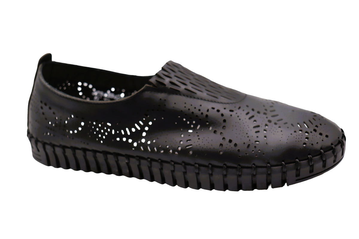 Eric Michael Stella Laser Cut Slip On