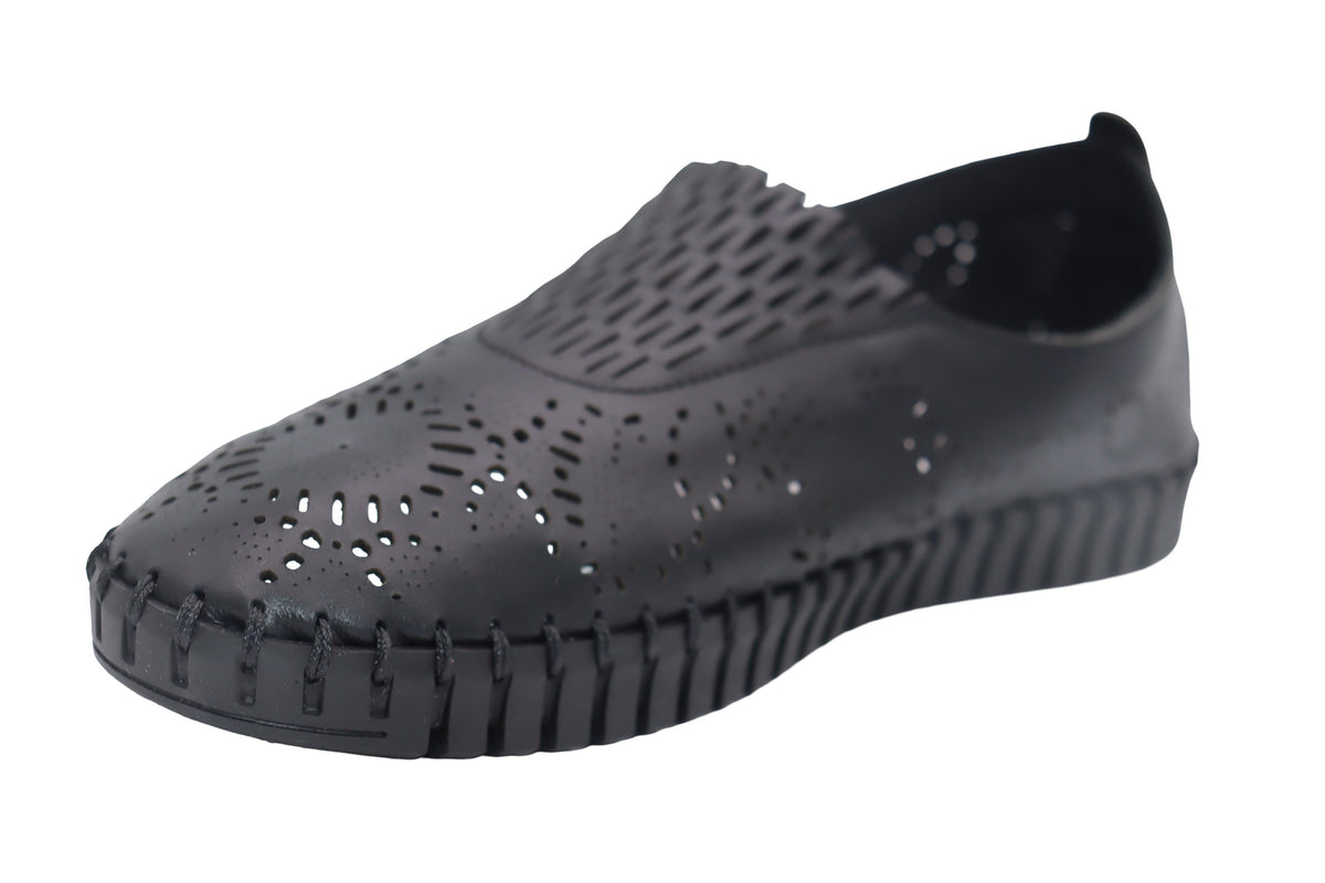 Eric Michael Stella Laser Cut Slip On