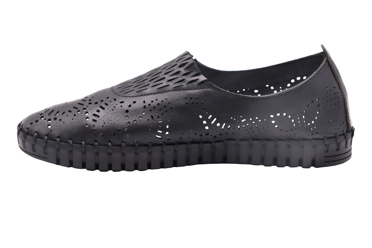Eric Michael Stella Laser Cut Slip On
