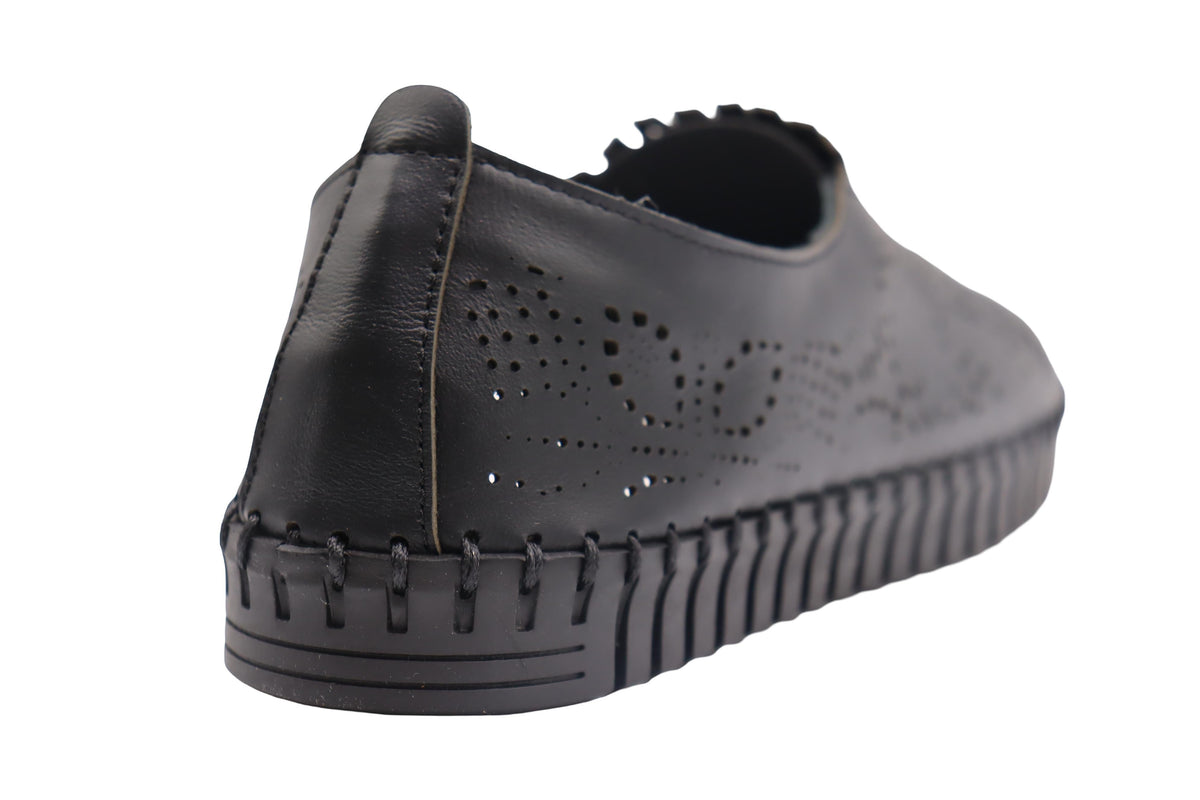 Eric Michael Stella Laser Cut Slip On