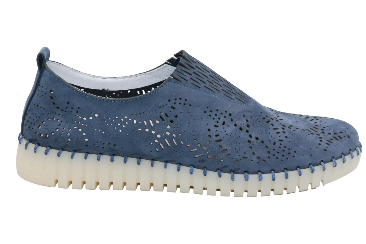 Eric Michael Stella Laser Cut Slip On