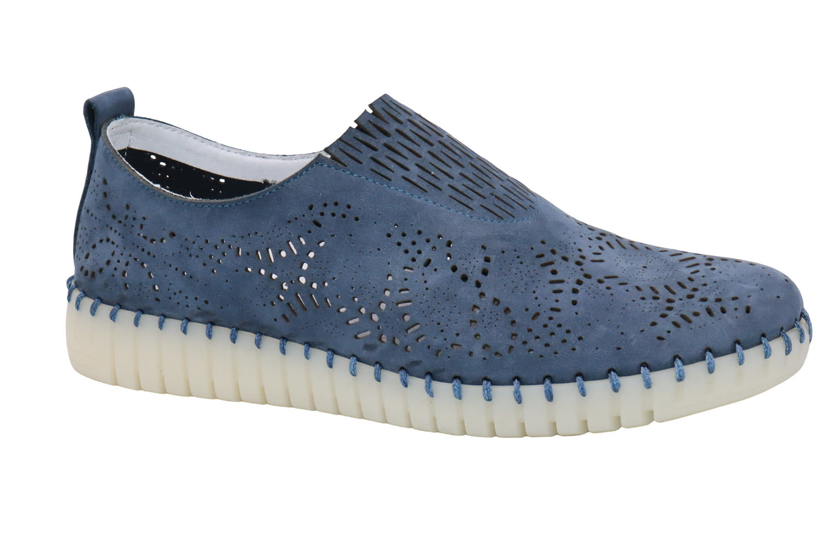 Eric Michael Stella Laser Cut Slip On
