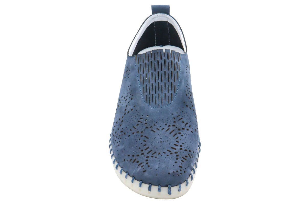 Eric Michael Stella Laser Cut Slip On