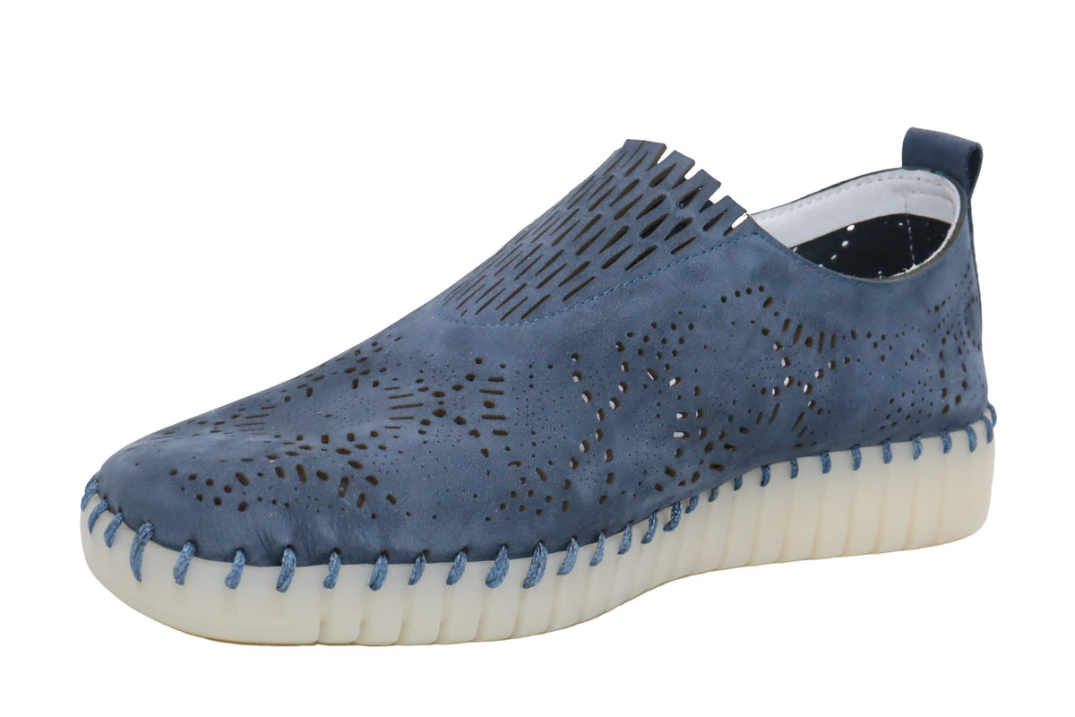 Eric Michael Stella Laser Cut Slip On