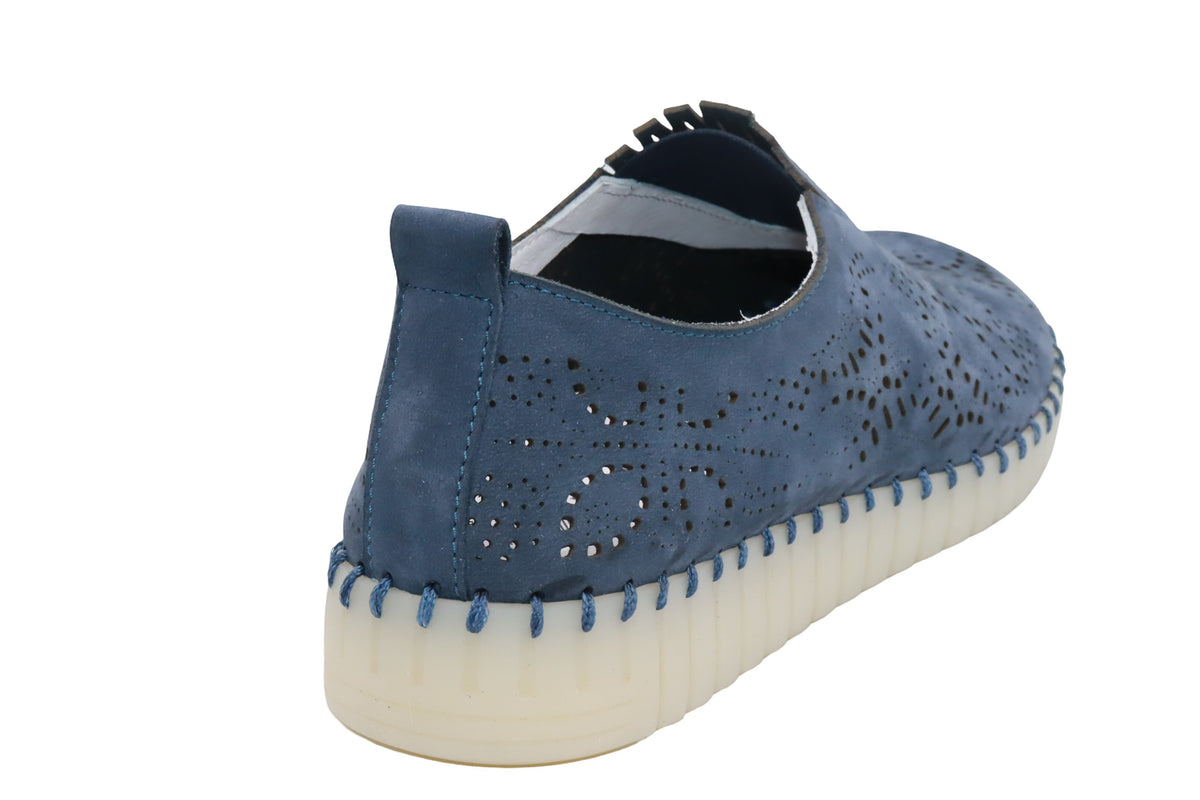 Eric Michael Stella Laser Cut Slip On