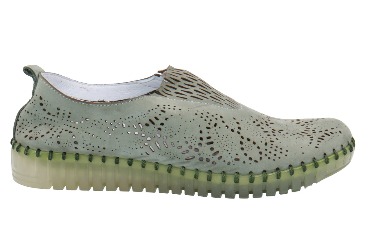 Eric Michael Stella Laser Cut Slip On