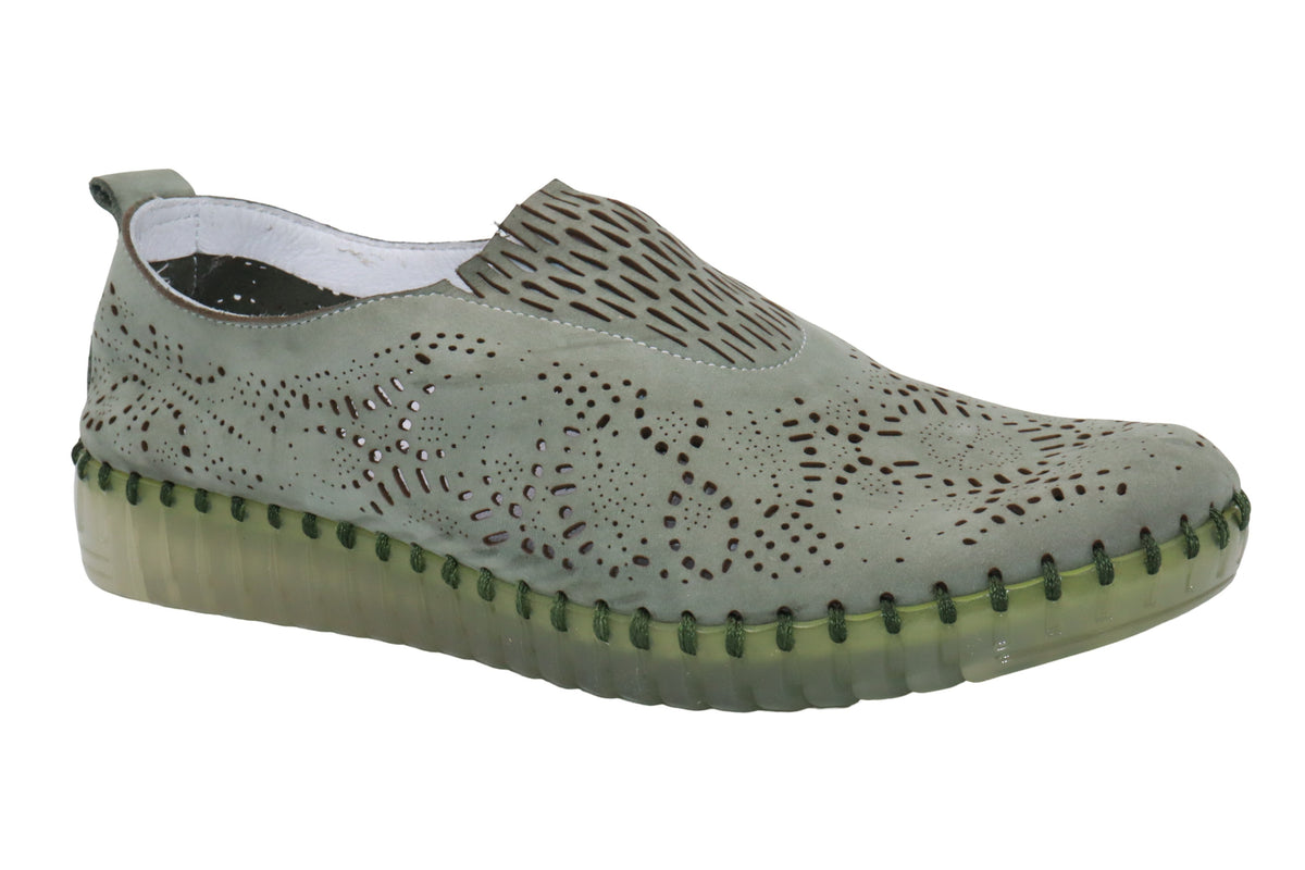Eric Michael Stella Laser Cut Slip On