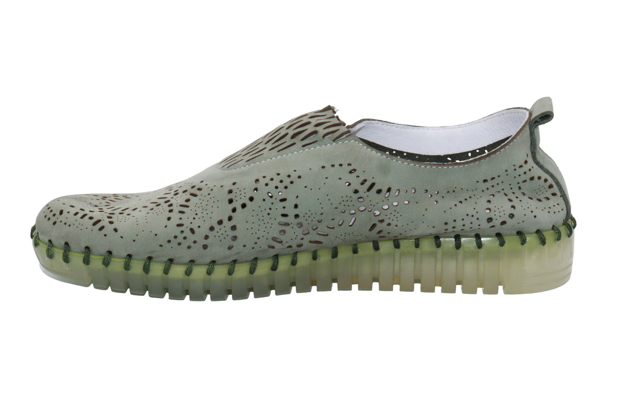 Eric Michael Stella Laser Cut Slip On
