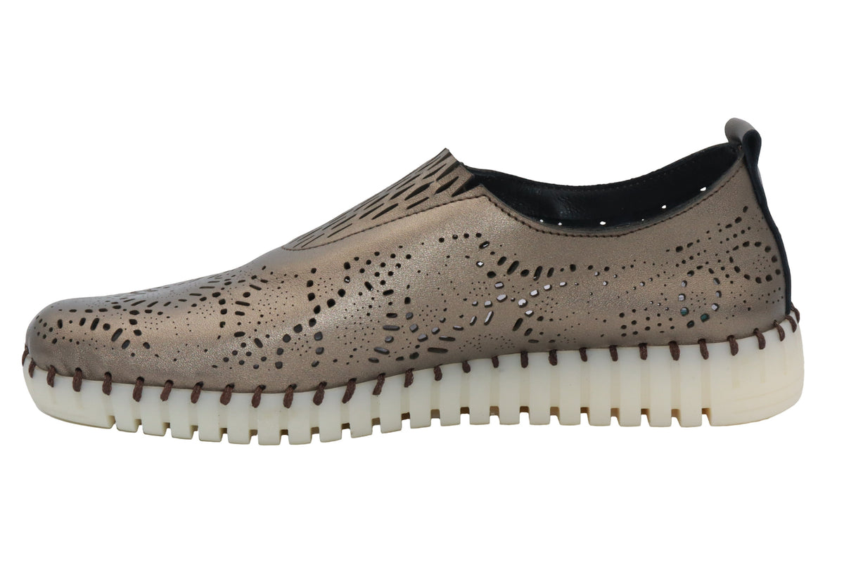 Eric Michael Stella Laser Cut Slip On