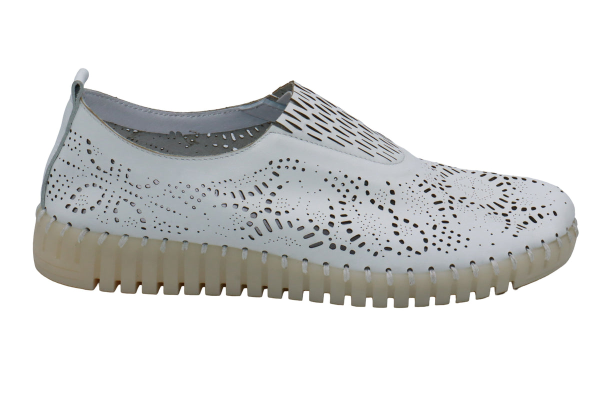 Eric Michael Stella Laser Cut Slip On