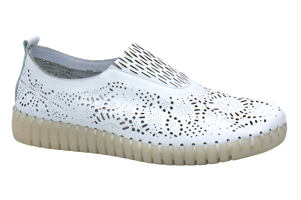 Eric Michael Stella Laser Cut Slip On