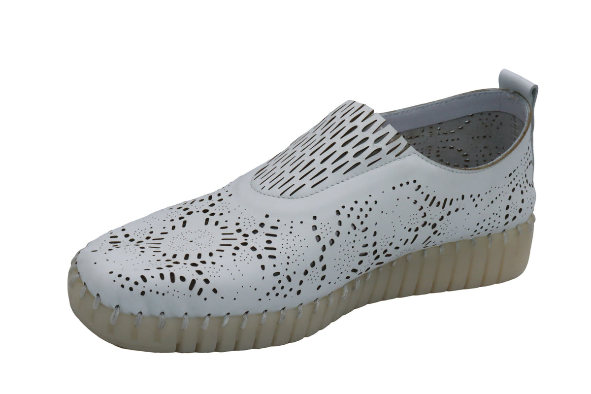 Eric Michael Stella Laser Cut Slip On