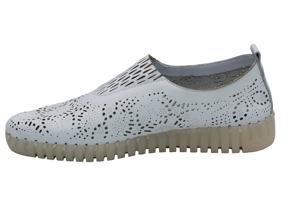 Eric Michael Stella Laser Cut Slip On