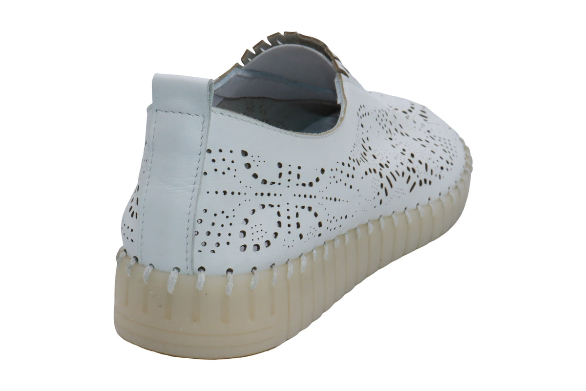 Eric Michael Stella Laser Cut Slip On
