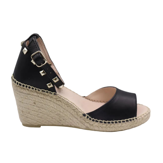 Eric Michael Val Studded Woven Wedge