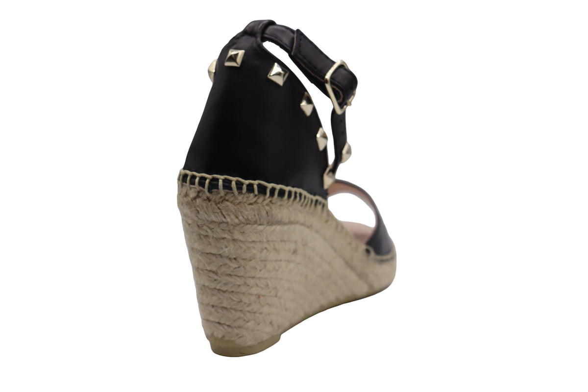 Eric Michael Val Studded Woven Wedge
