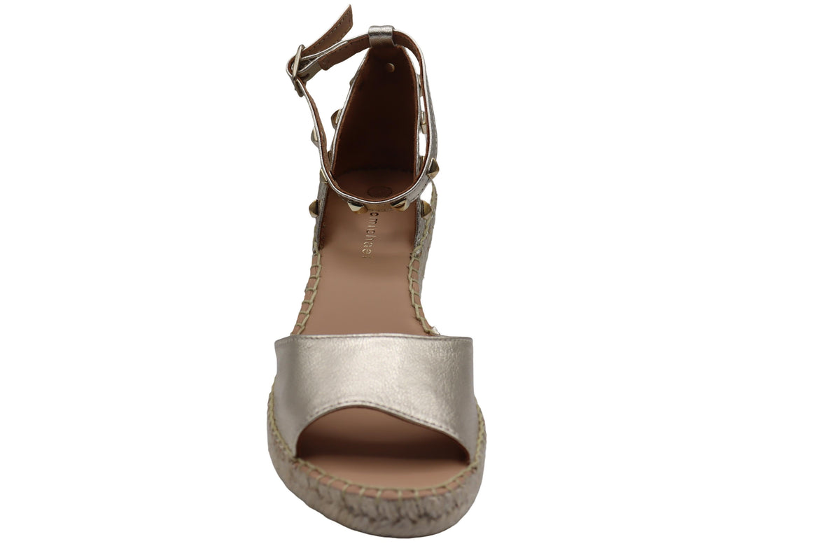 Eric Michael Val Studded Woven Wedge