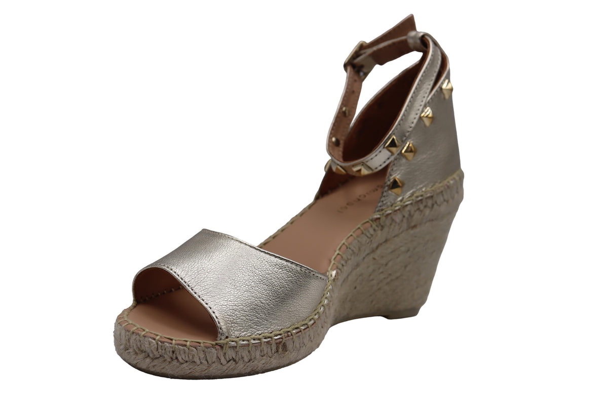 Eric Michael Val Studded Woven Wedge