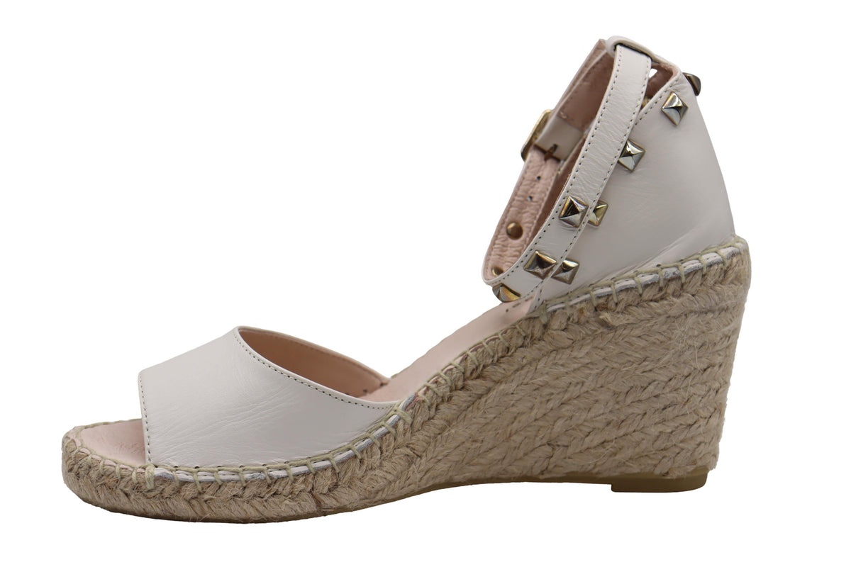 Eric Michael Val Studded Woven Wedge