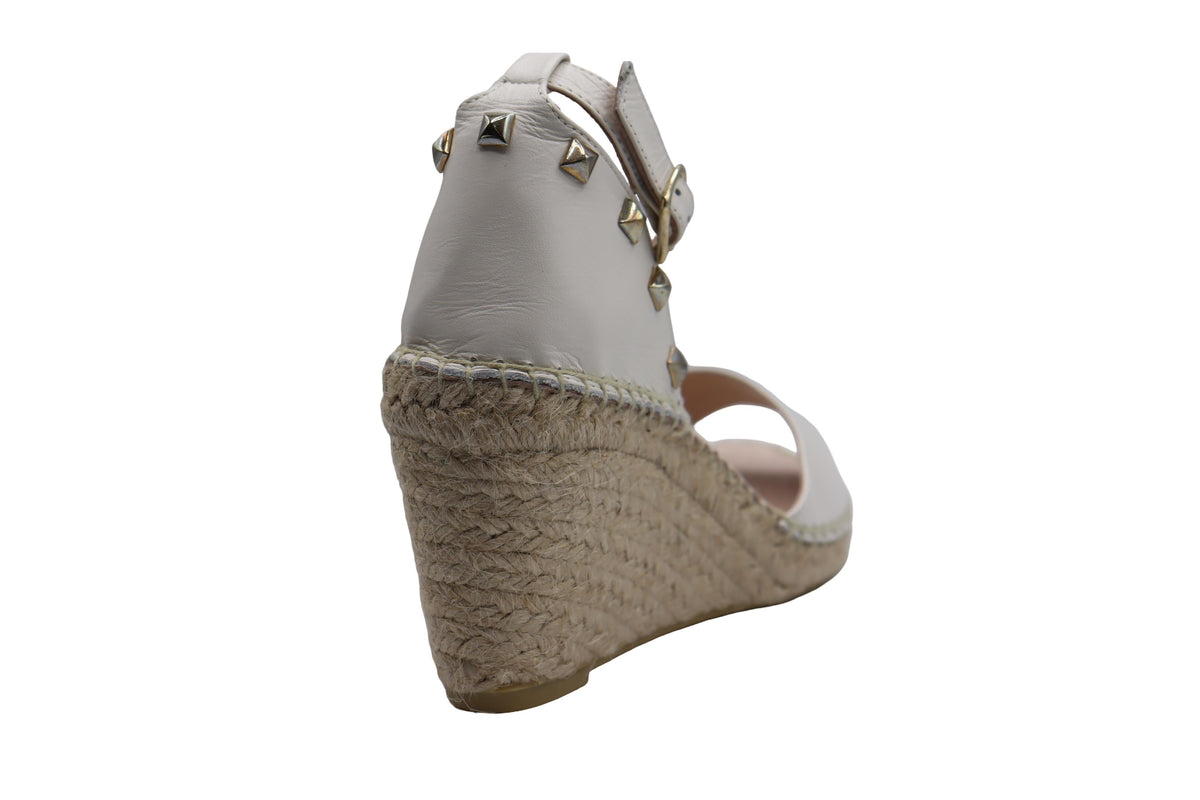 Eric Michael Val Studded Woven Wedge