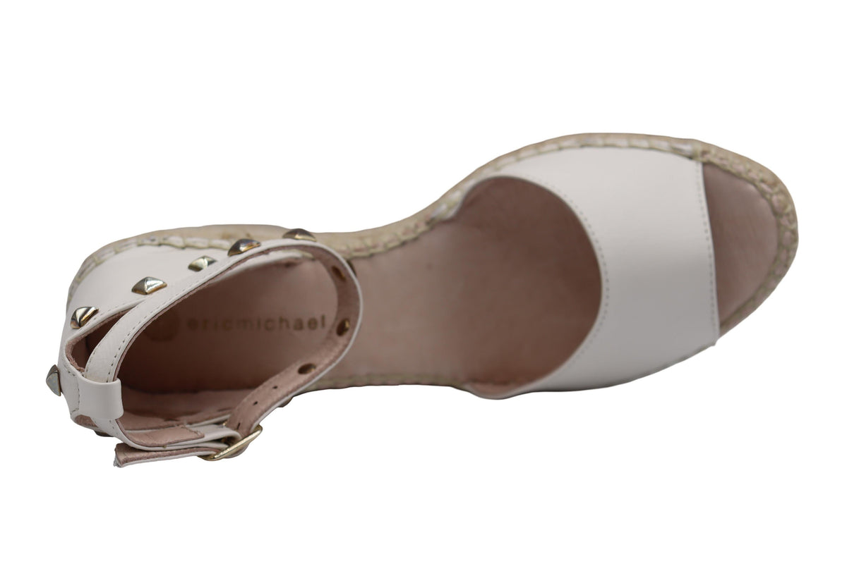 Eric Michael Val Studded Woven Wedge