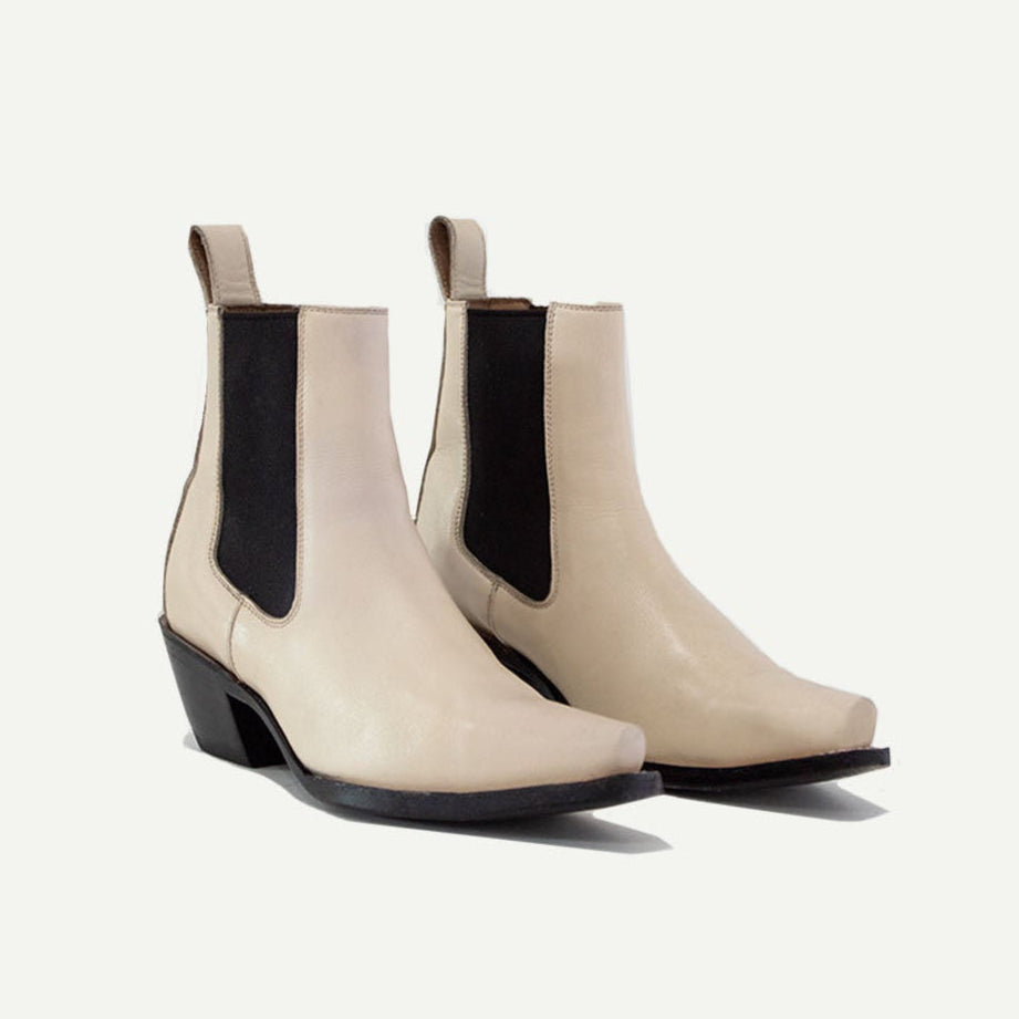 The Sandra Boot in Bone