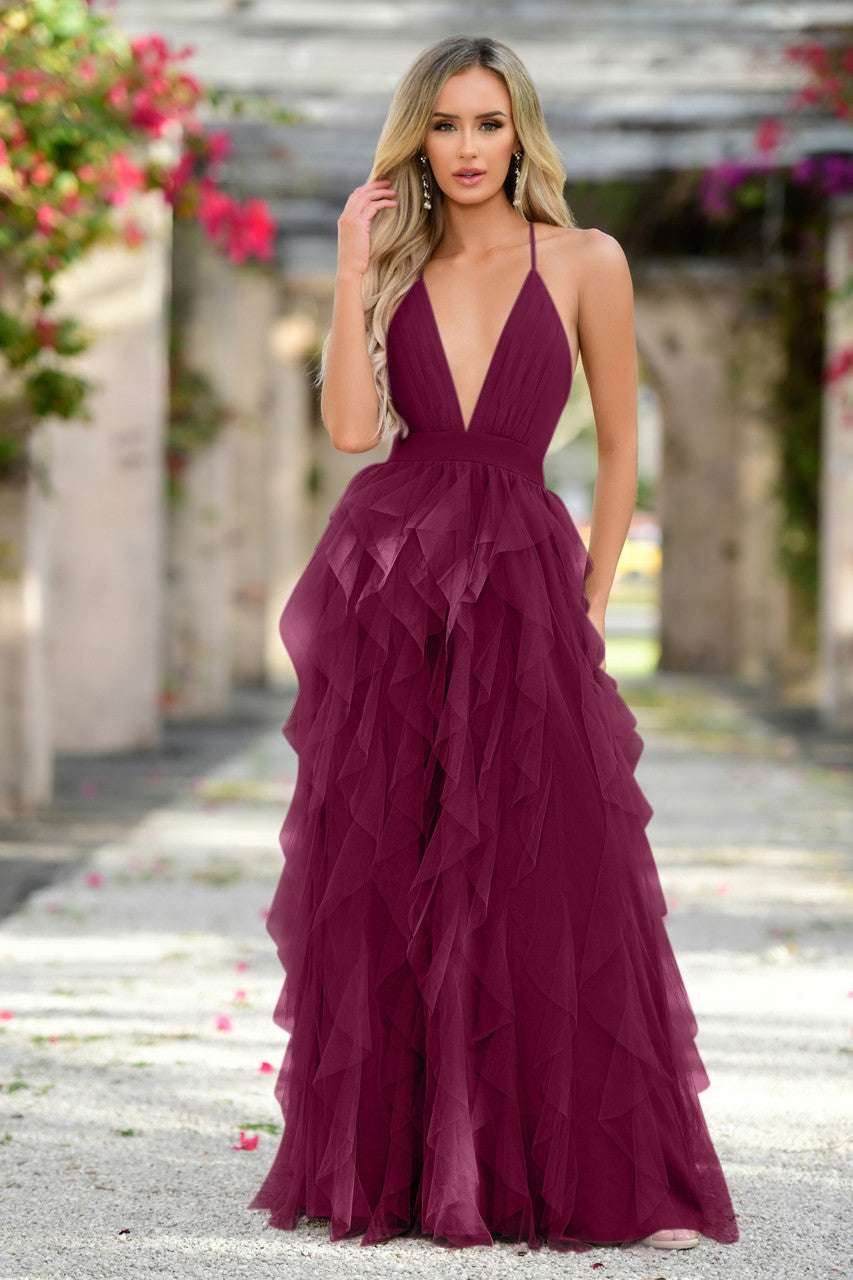 Alances Maxi Dress - Mulberry - FINAL SALE