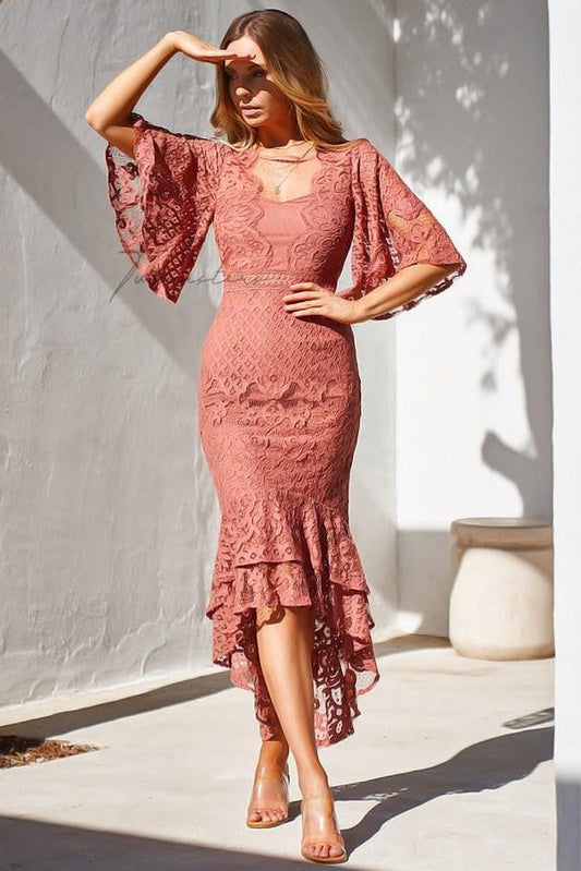 Reyna Dress - Mauve