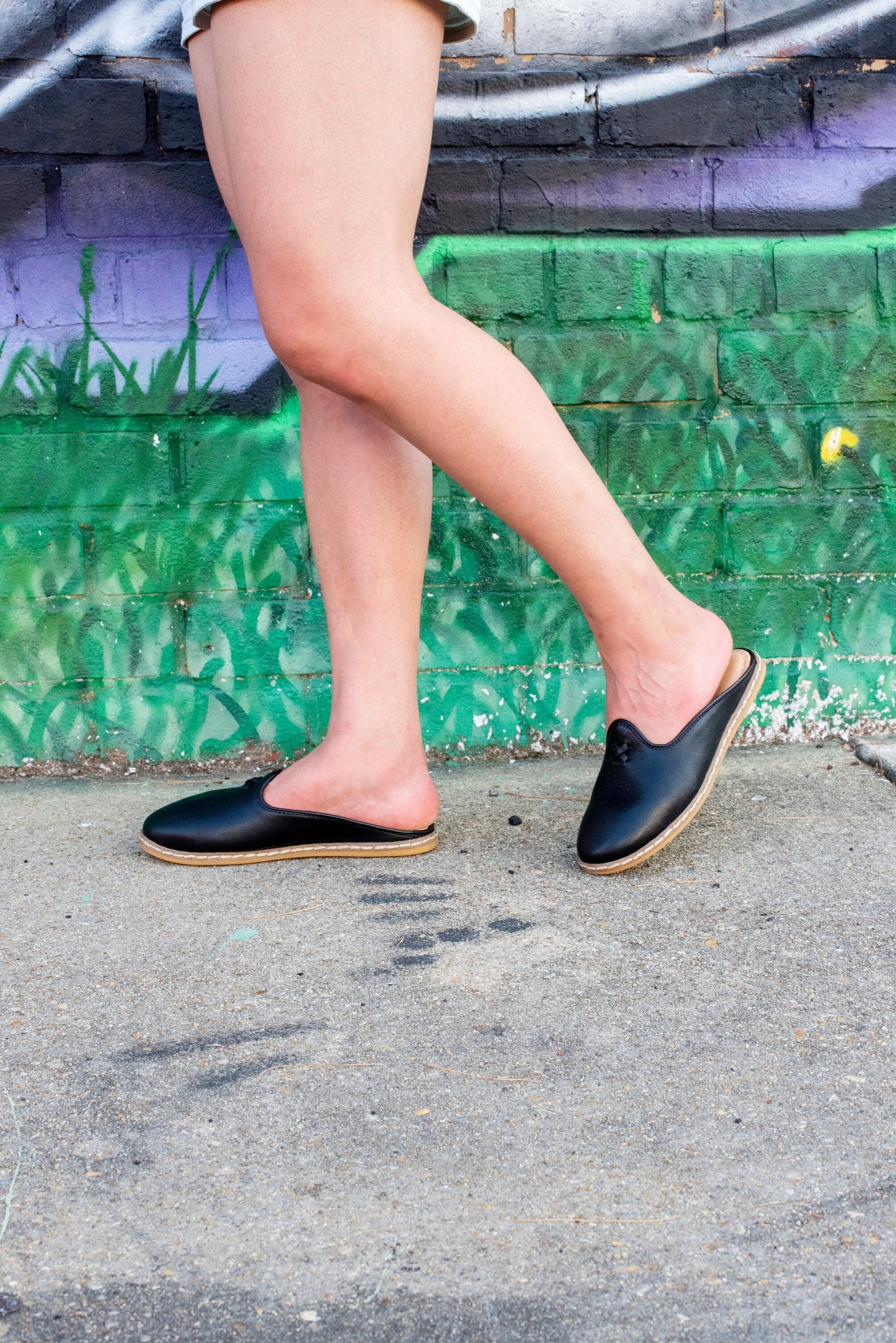 Black Mule Shoes