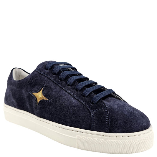 Blue Suede Sirius Star Womens Sneaker
