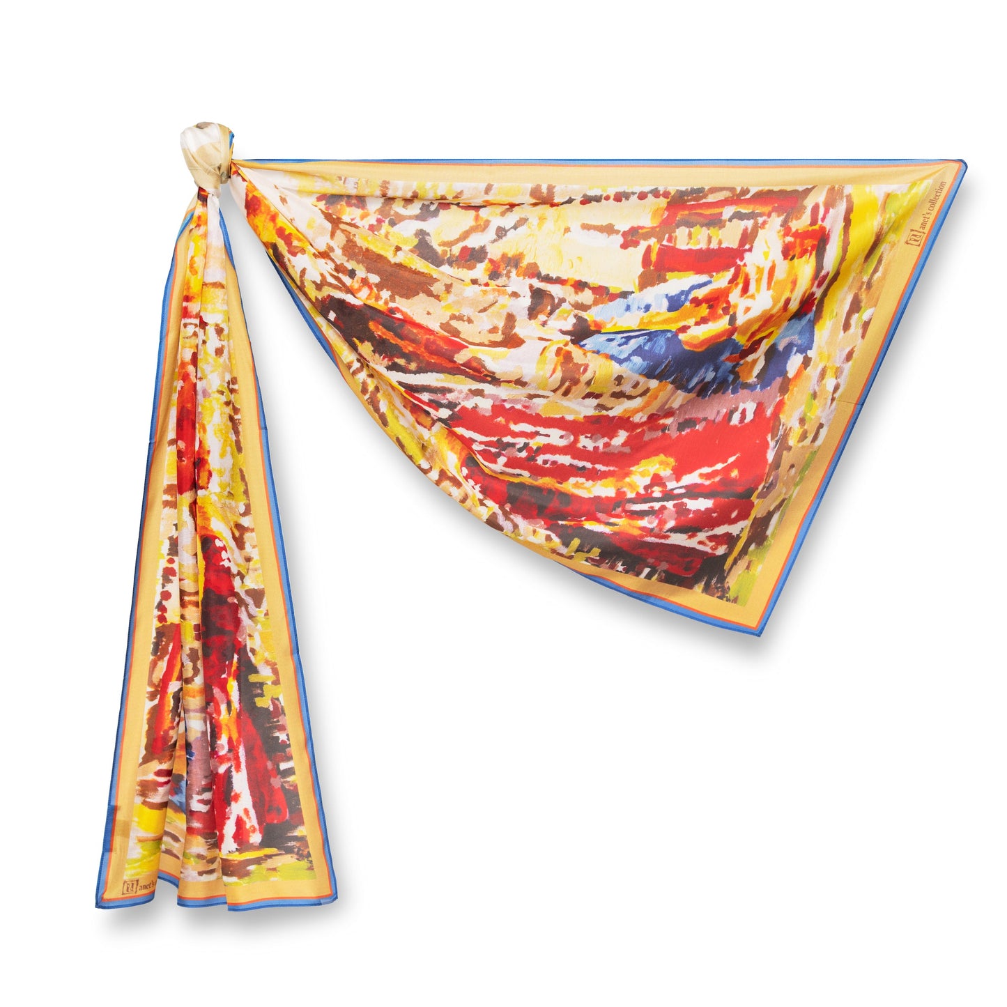 Armenian Women with Traditional Taraz Silk Scarf